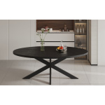 Eettafel Alexa zwart | 200 cm