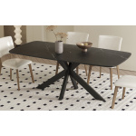 Eettafel Apollo Zwart | 180 cm